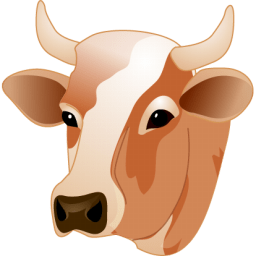 Cow head Icon | Agriculture Iconset | Aha-Soft