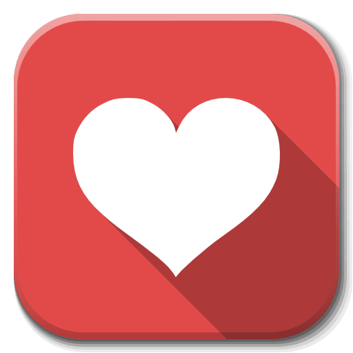 Apps Favorite Heart Icon | Flatwoken Iconset | alecive