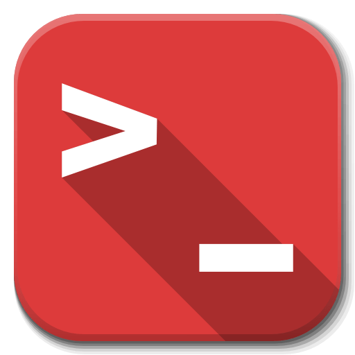 Apps Terminal Root Icon | Flatwoken Iconset | alecive