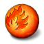 http://icons.iconarchive.com/icons/arrioch/orbz/64/orbz-fire-icon.png