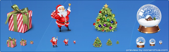 Silent Night Christmas Icons