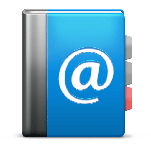 mac mail address book