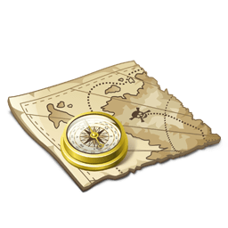 treasure map icon