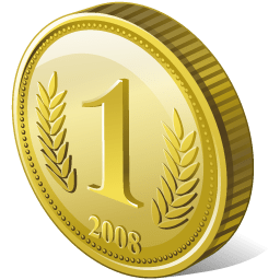 Coin Icon | Vista Artistic Iconset | Lokas Software