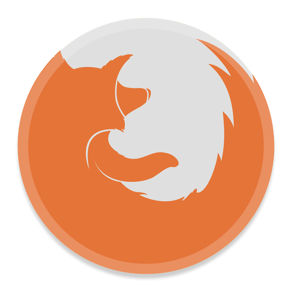 place mozilla firefox logo on desktop