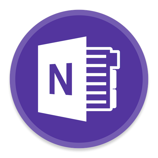 OneNote 2 Icon | Button UI MS Office 2016 Iconset | BlackVariant