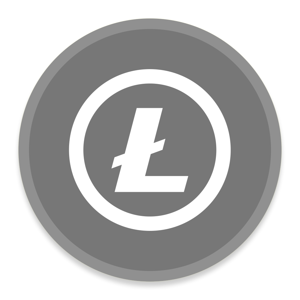 LiteCoin Icon | Button UI - Requests #6 Iconset | BlackVariant