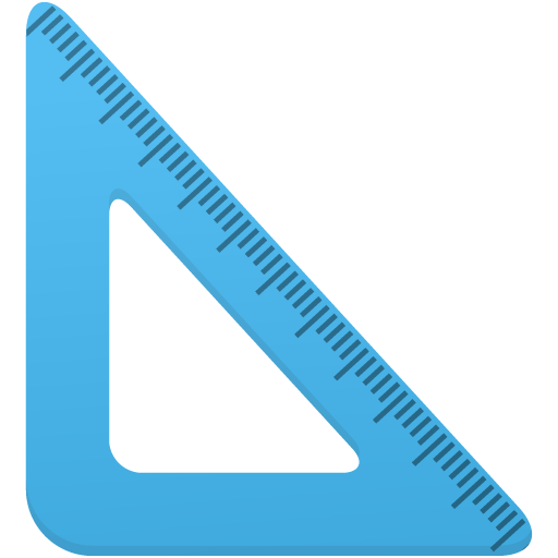 Triangle ruler Icon | Flatastic 7 Iconset | Custom Icon Design