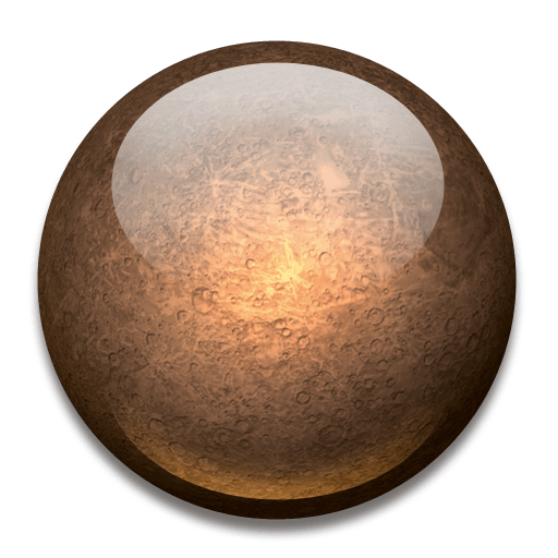 Mercury Icon | Solar System Iconset | Dan Wiersema