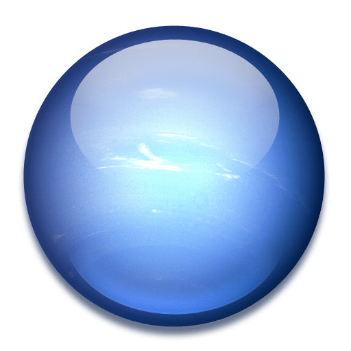 Neptune Icon | Solar System Iconset | Dan Wiersema
