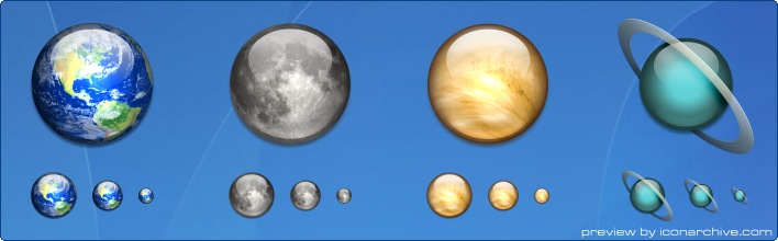 Solar System Icons