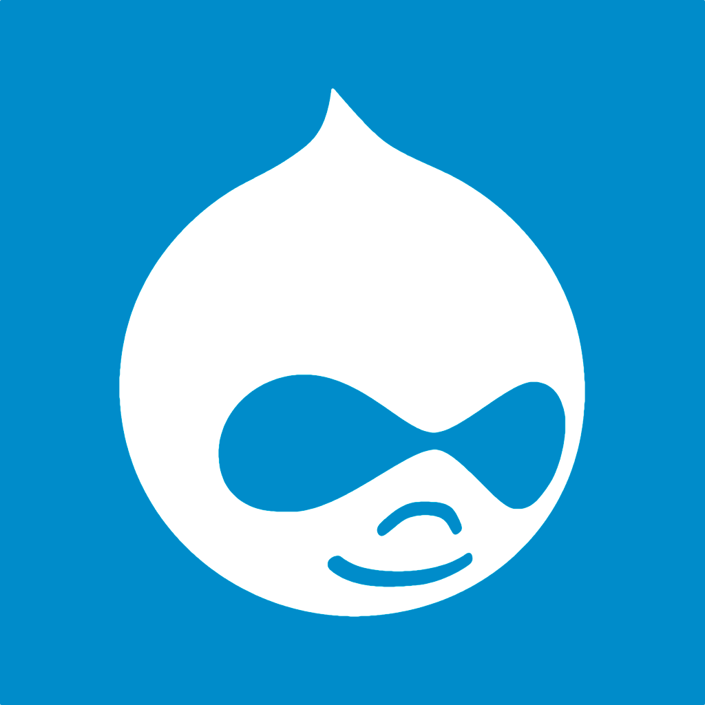 Logotyp för Drupal