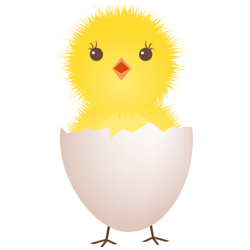 Chicken-egg-shell icon