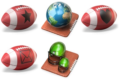 Touchdown 3D Icons