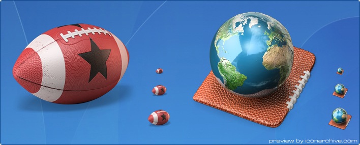 Touchdown 3D Icons
