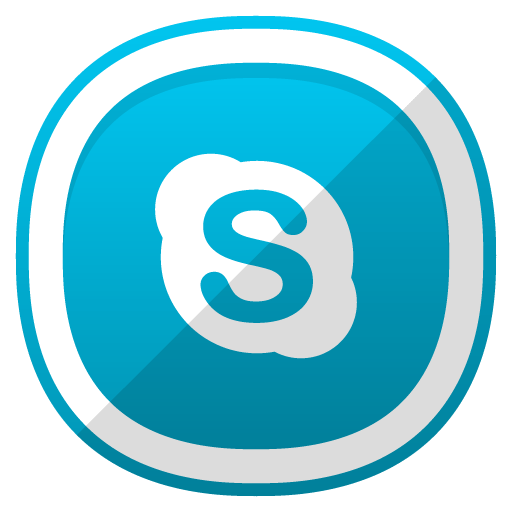 cute skype logo