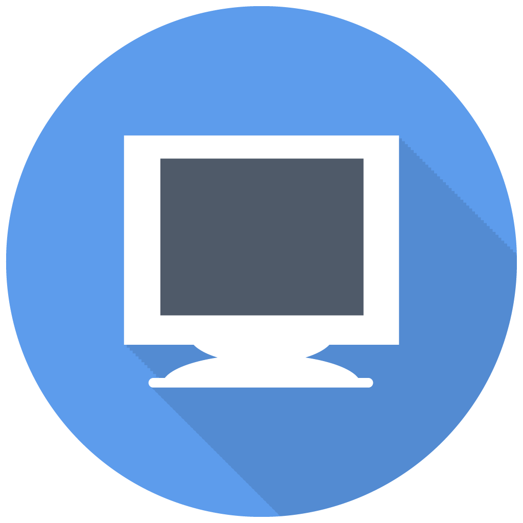 Monitor Icon | Free Flat Multimedia Iconset | DesignBolts