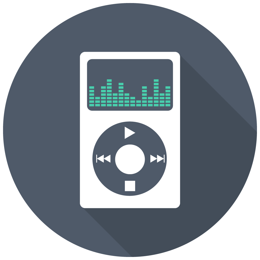 Mp3 Player Icon | Free Flat Multimedia Iconset | DesignBolts