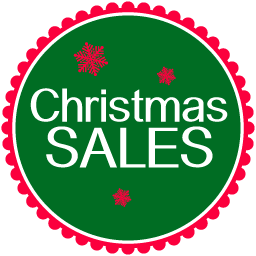 Christmas Sales Icon Vector Christmas Iconset Designbolts