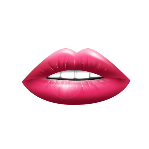 Lips Icon | Cosmetic Iconset | Dooffy