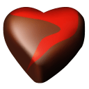 chocolate hearts 12 icon