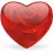 Rosy-heart icon