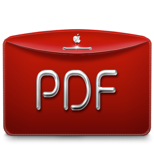 Folder Text PDF Icon | Darktheme Folder Iconset | emoopo