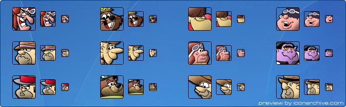 Wacky Dastardly Icons