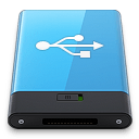 Blue USB W icon
