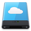 Blue iDisk W icon