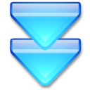 Action-arrow-blue-double-down-icon.png