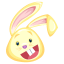http://icons.iconarchive.com/icons/fasticon/easter-rabbits/64/yellow-rabbit-icon.png