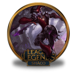 Shaco Icon | League Of Legends Gold Border Iconset | fazie69