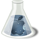 http://icons.iconarchive.com/icons/flameia/machemicals/128/gray-apple-icon.png
