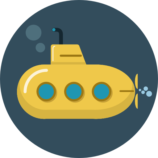 Submarine Icon | Flat Iconset | Flat-Icons.com