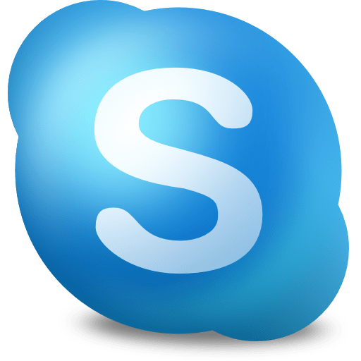 skype icon neon