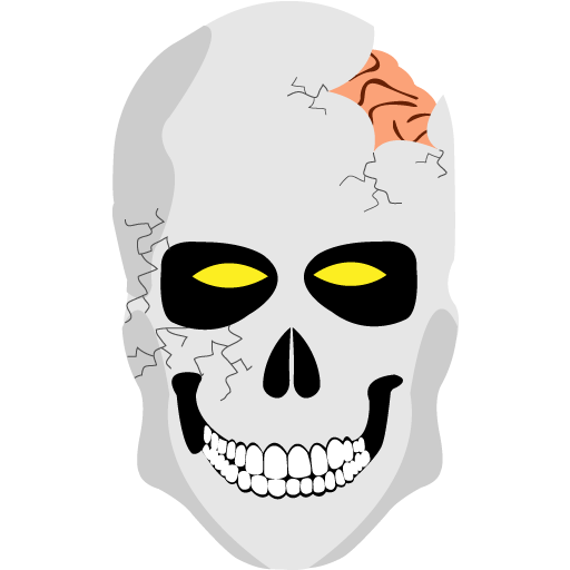 free halloween skull clip art - photo #5