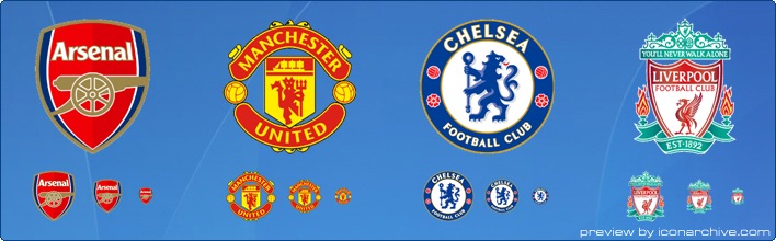 British Football Club Icons