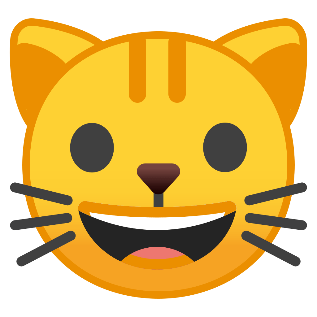 Cat face Icon | Noto Emoji Animals Nature Iconset | Google
