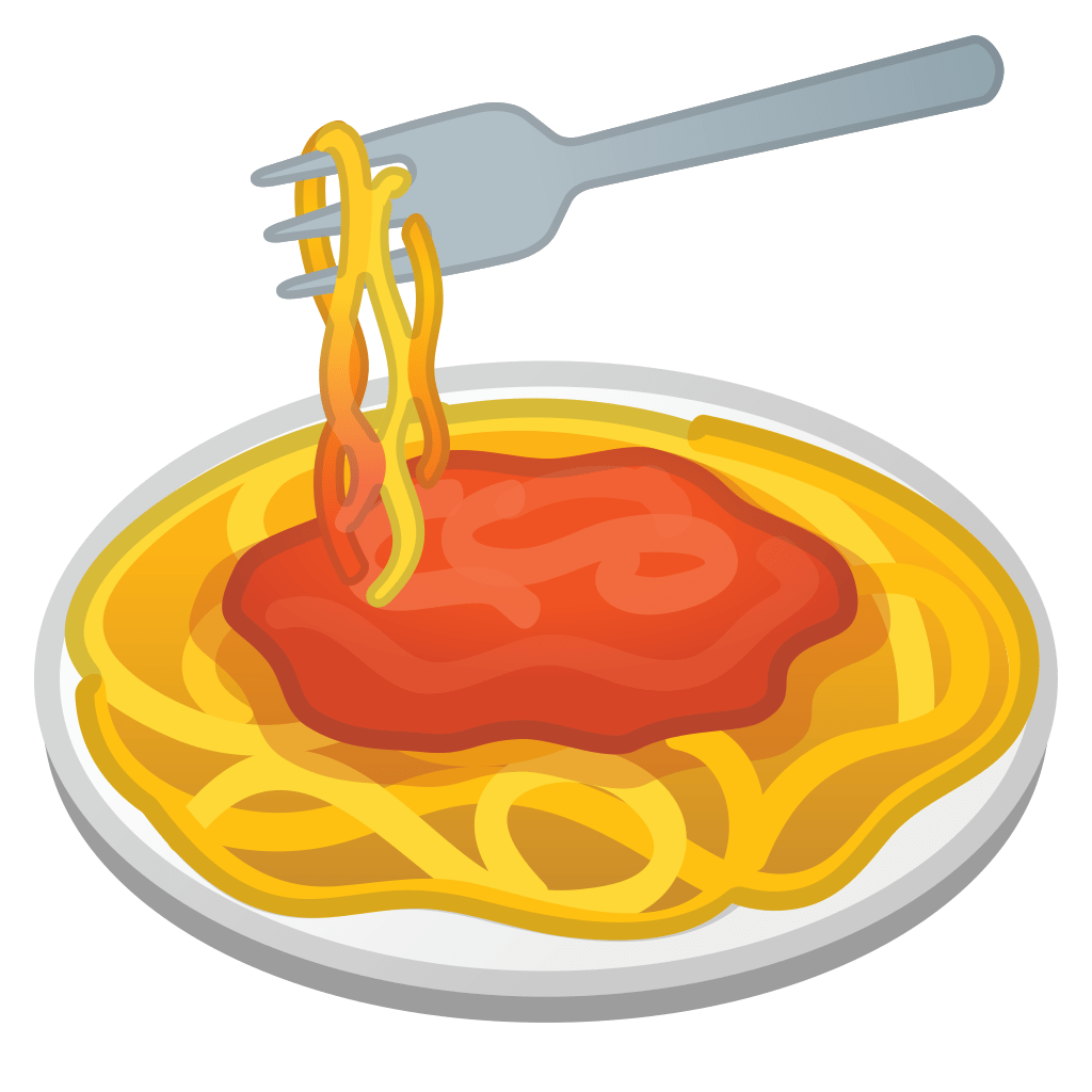 Spaghetti Icon | Noto Emoji Food Drink Iconset | Google
