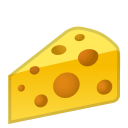Cheese wedge Icon | Noto Emoji Food Drink Iconset | Google