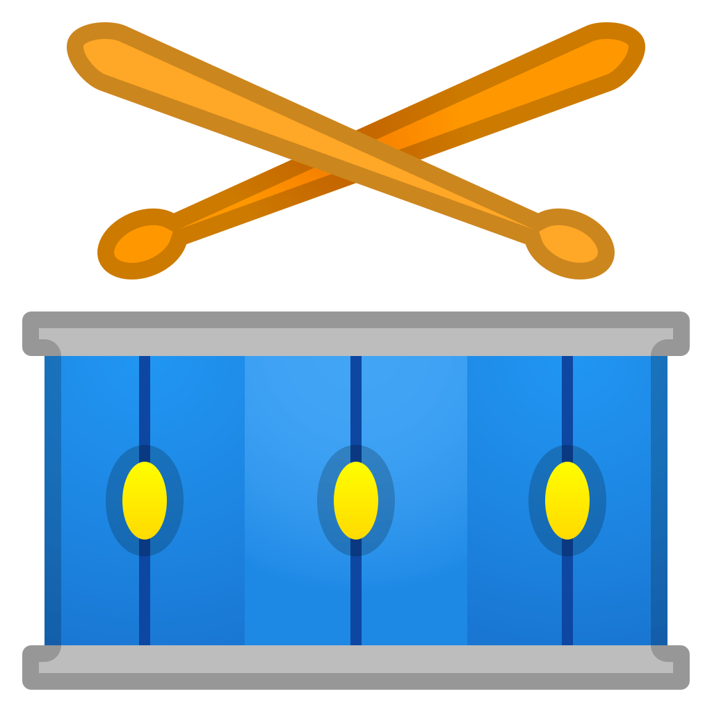 Drum Icon | Noto Emoji Objects Iconset | Google