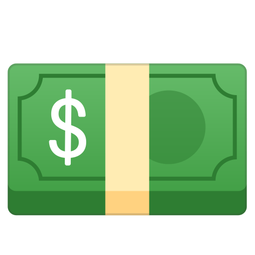 Dollar banknote Icon | Noto Emoji Objects Iconset | Google
