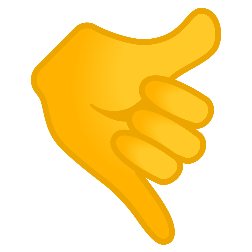 Call Me Hand Icon Noto Emoji People Bodyparts Iconset Google 55260