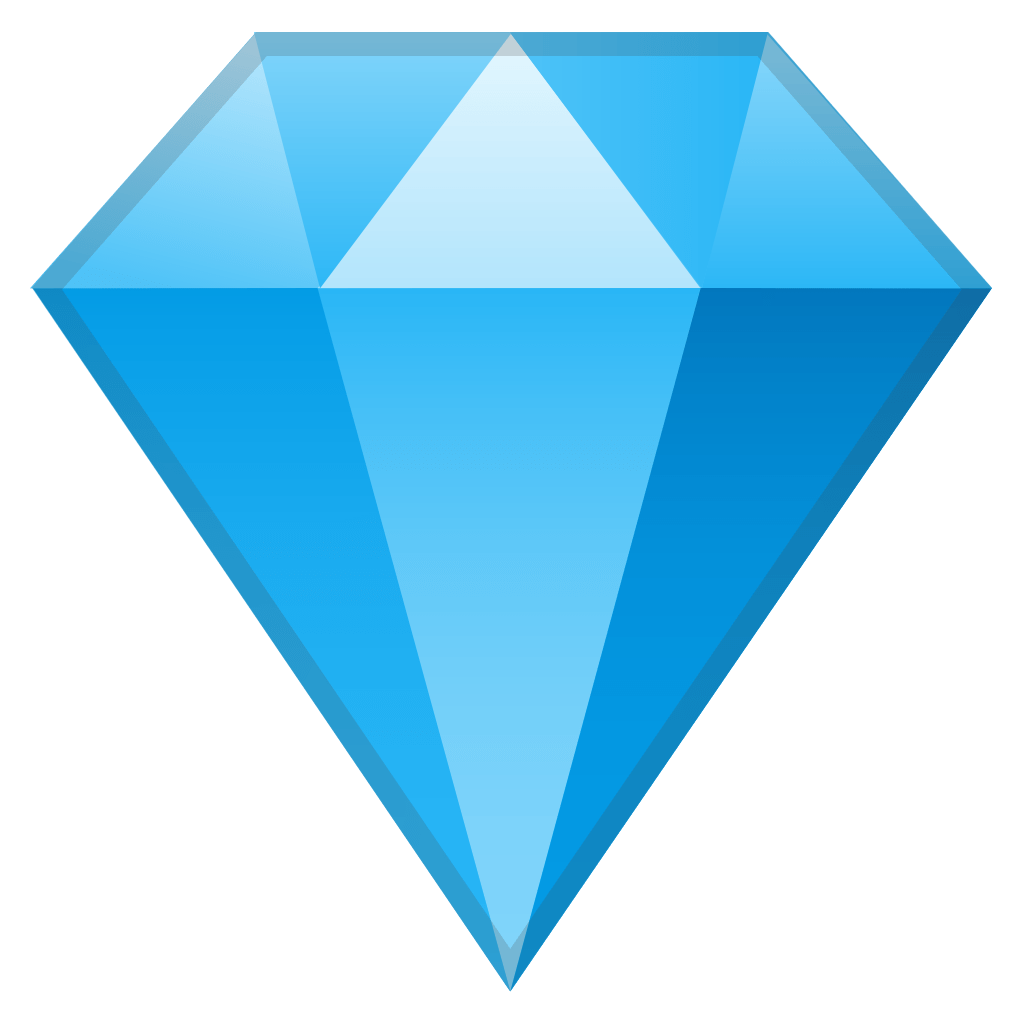 Blue Gem Stone Emoji Meaning