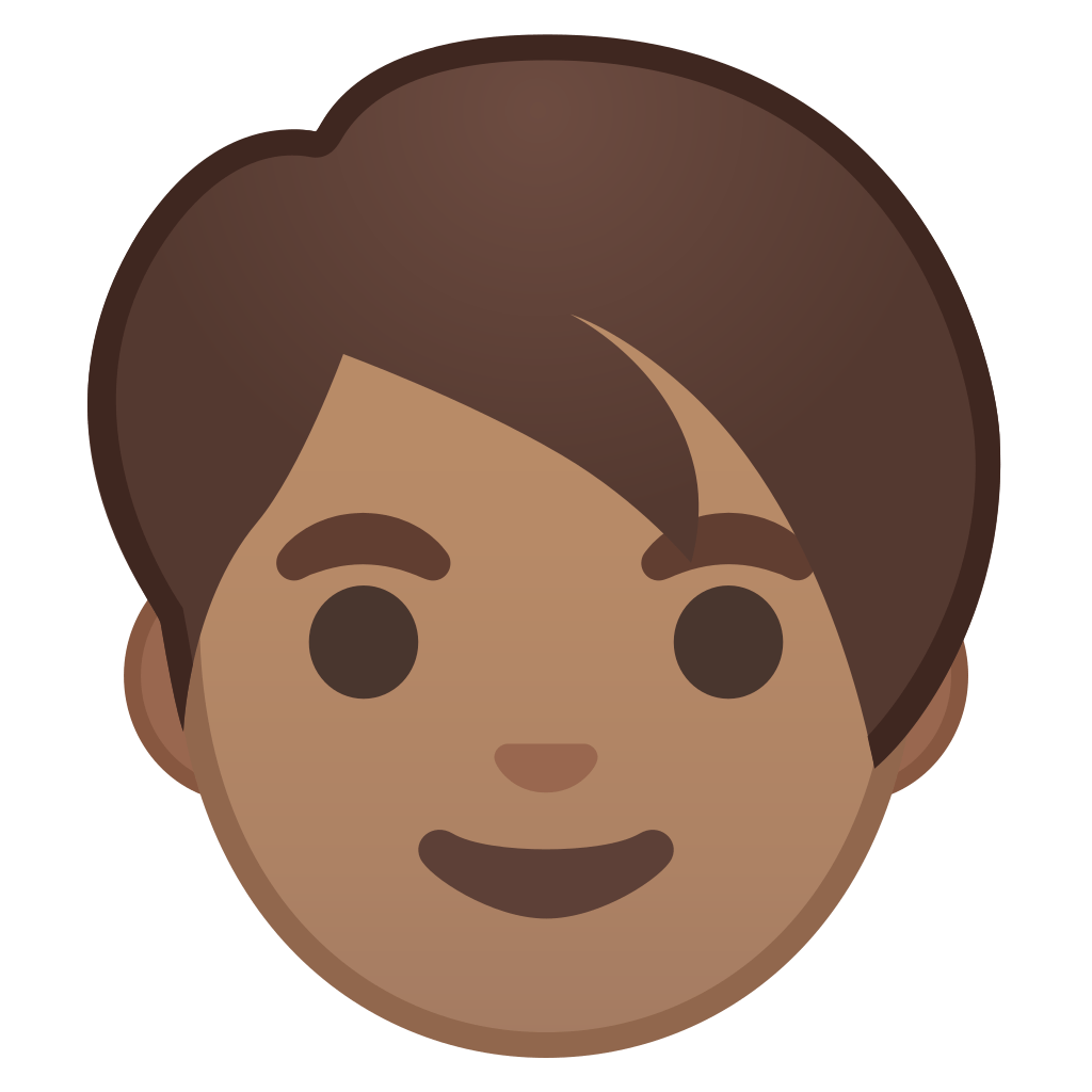 Adult medium skin tone Icon | Noto Emoji People Faces Iconset | Google