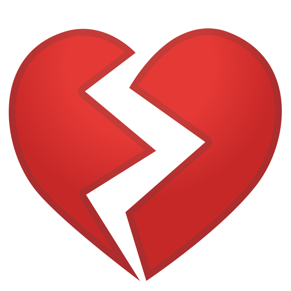Broken Heart Icon Noto Emoji People Family Love Iconset Google