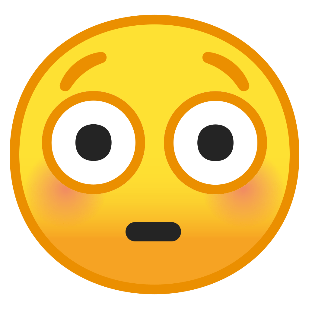 Flushed Face Icon Noto Emoji Smileys Iconset Google