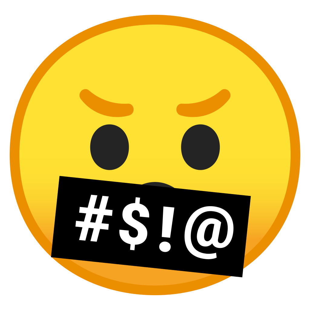 emoji symbols mouth face icon android google icons hand parent smileys serious svg pittsburgh