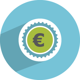 euro coin icon